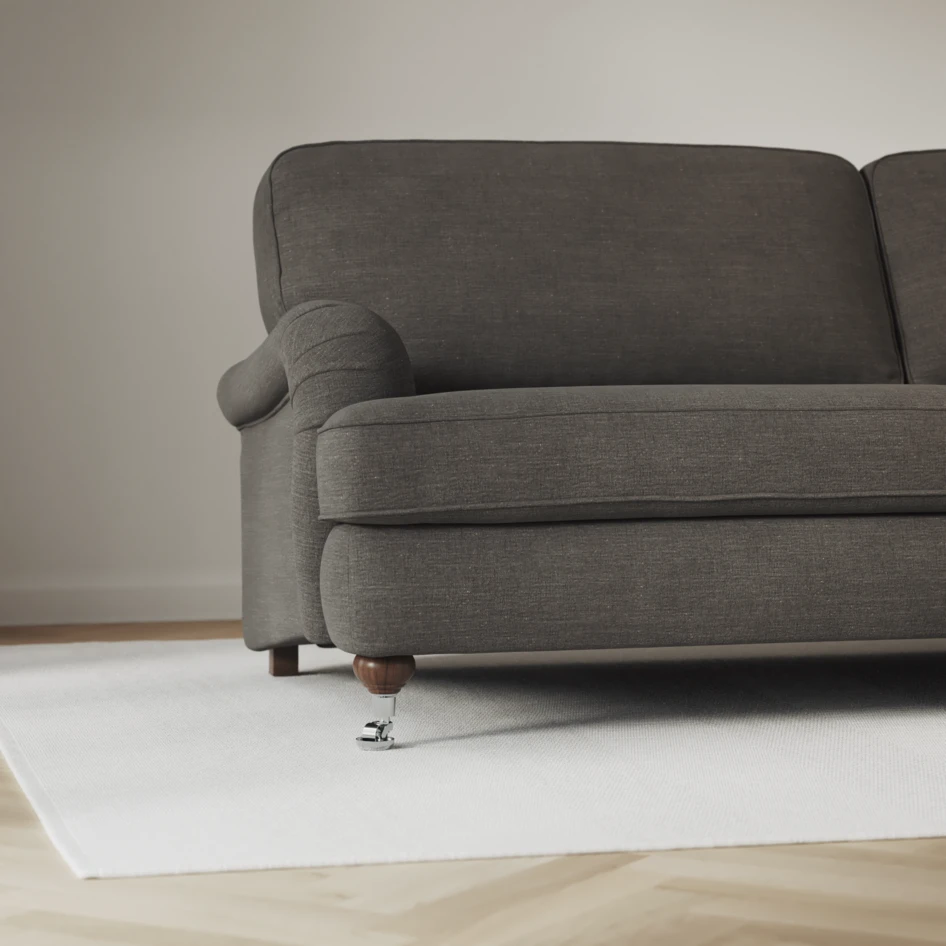 Oxford - 3-sits soffa svängd - Grå