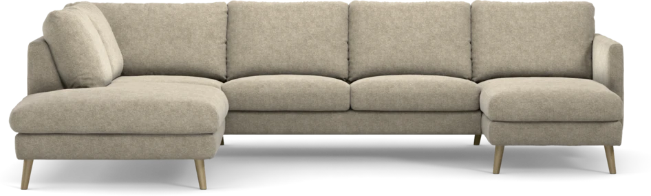 Madison - 2-sits soffa med divan vänster och schäslong höger - Beige
