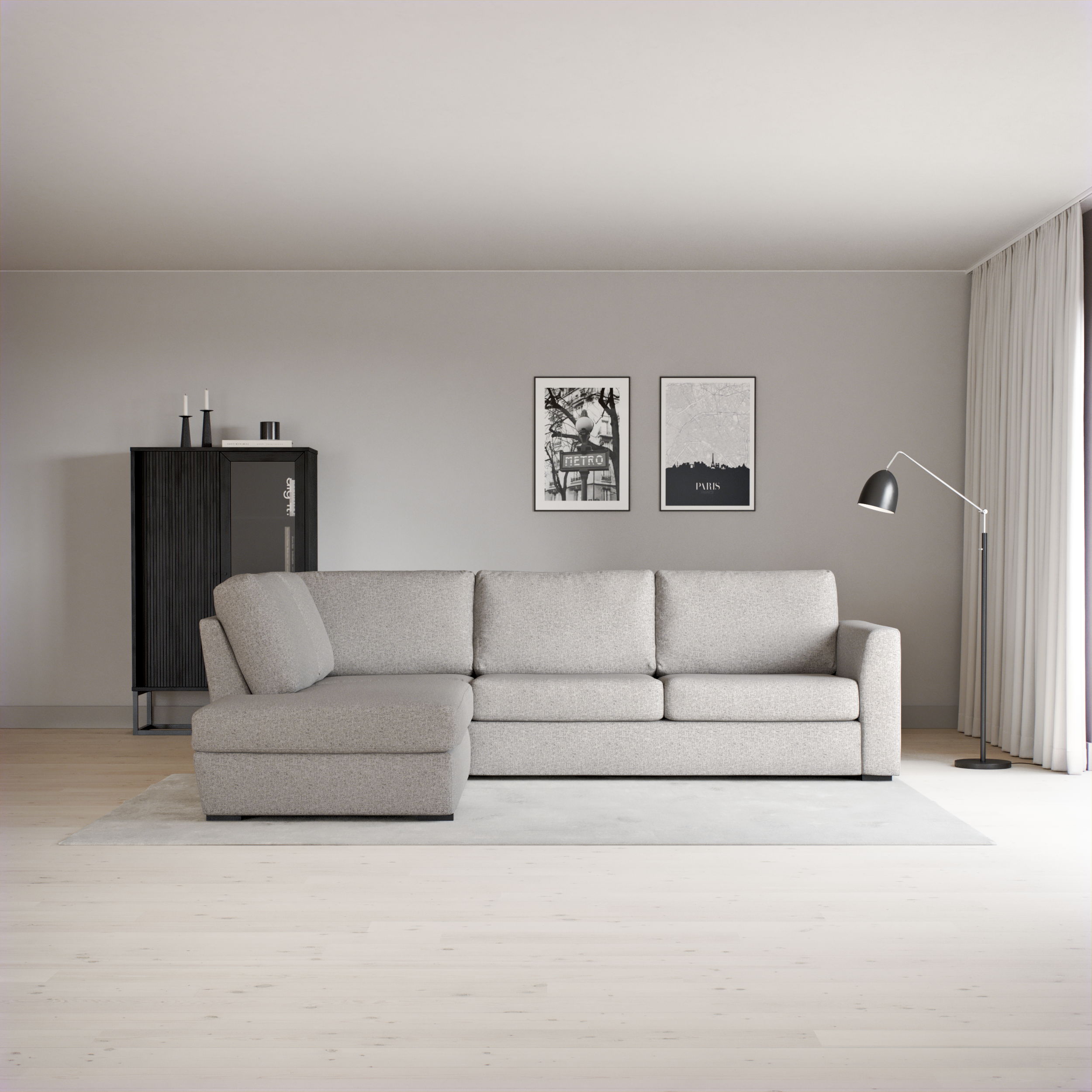 Friday - 2,5-sits soffa med divan vänster - inspiration