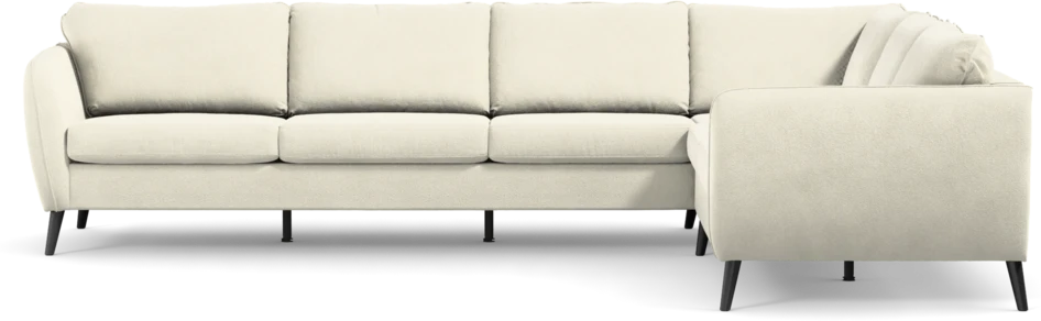 County - Hörnsoffa, 3+2-sits - Vit
