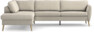 County - 2,5-sits soffa med divan vänster - Beige