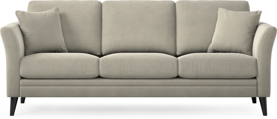 Eden - 3-sits soffa - Brun