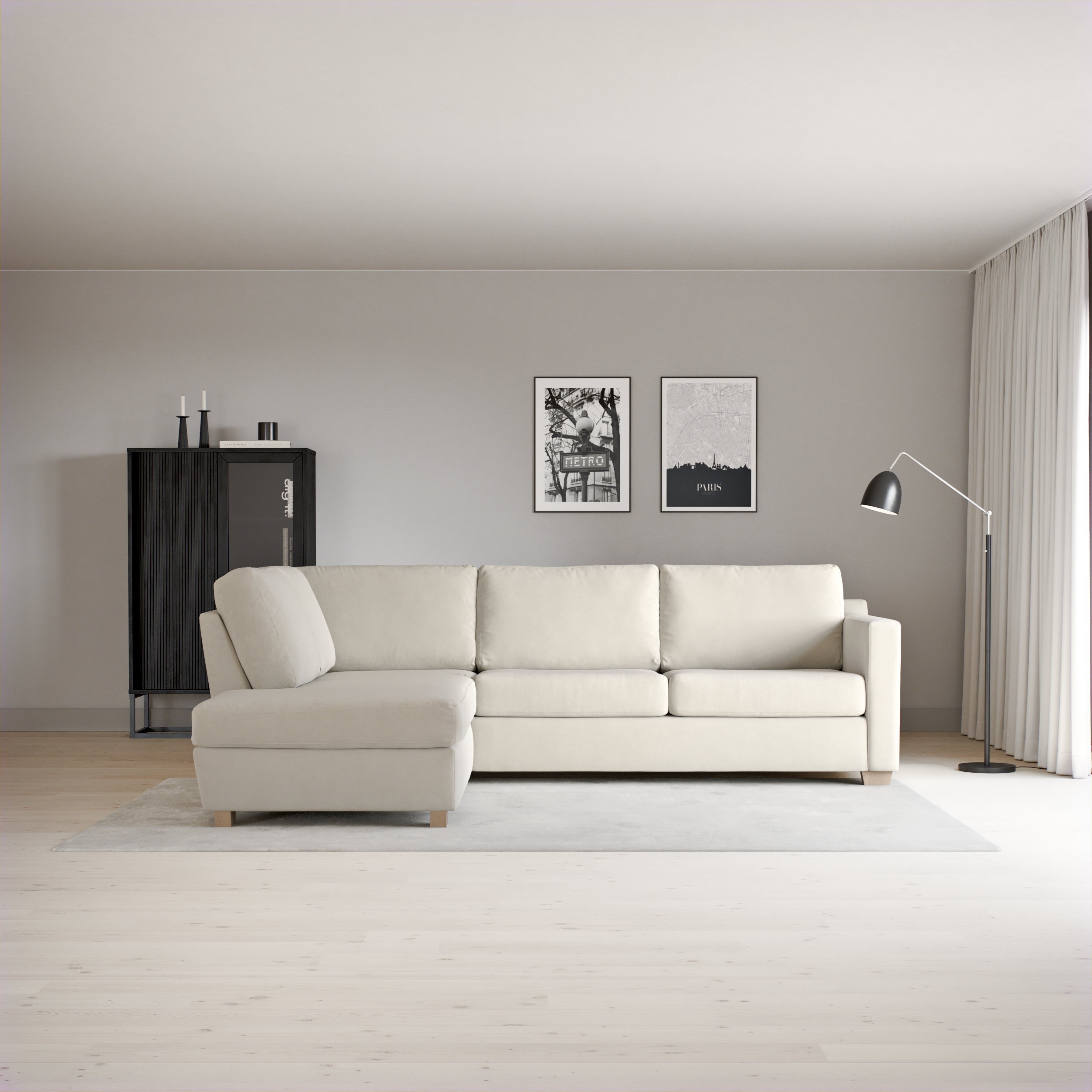 Friday - 2,5-sits soffa med divan vänster - inspiration