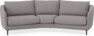 Madison - 3-sits soffa svängd, 90 cm - Grå