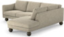 Madison - 2-sits soffa med divan höger - Beige