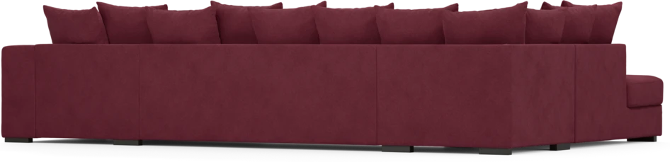 Town - 3-sits soffa med divan vänster och schäslong höger - Röd