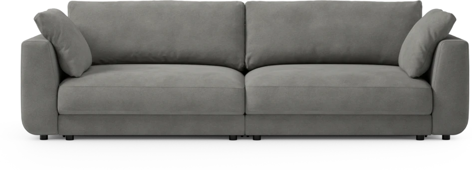 Amie - Bäddsoffa 4-sits - Grå
