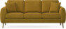 Eden - 3-sits soffa - Gul
