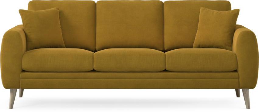 Eden - 3-sits soffa - Gul