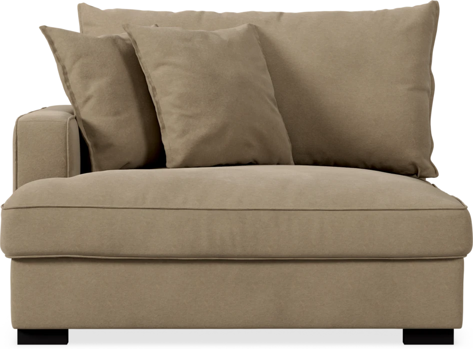 Rossi - 1,5-sits med armstöd vänster - Beige