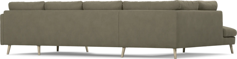 Madison Lux - 2-sits soffa med divan vänster och schäslong höger - Brun