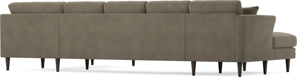 Eden - 3-sits soffa med schäslong vänster och divan höger - Beige