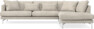 Harper - 3-sits soffa med divan höger - Beige