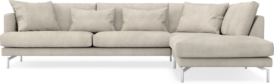 Harper - 3-sits soffa med divan höger - Beige