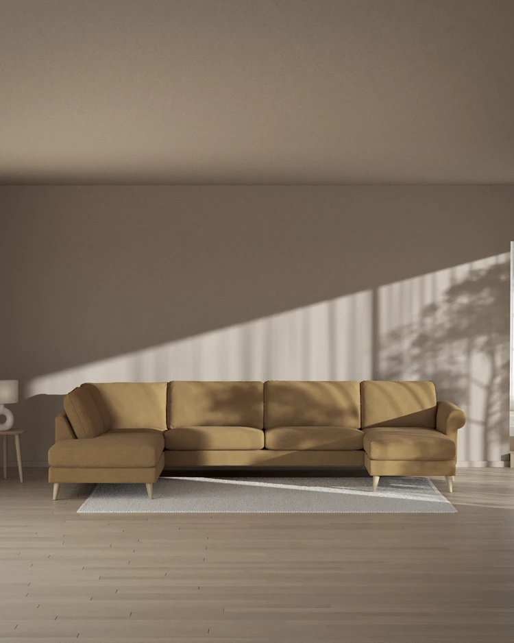 Bridge - 3-sits soffa med divan vänster och schäslong höger - inspiration