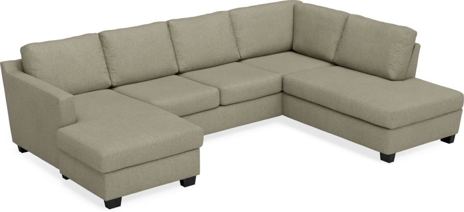 Friday - 3-sits soffa med schäslong vänster och divan höger - Beige