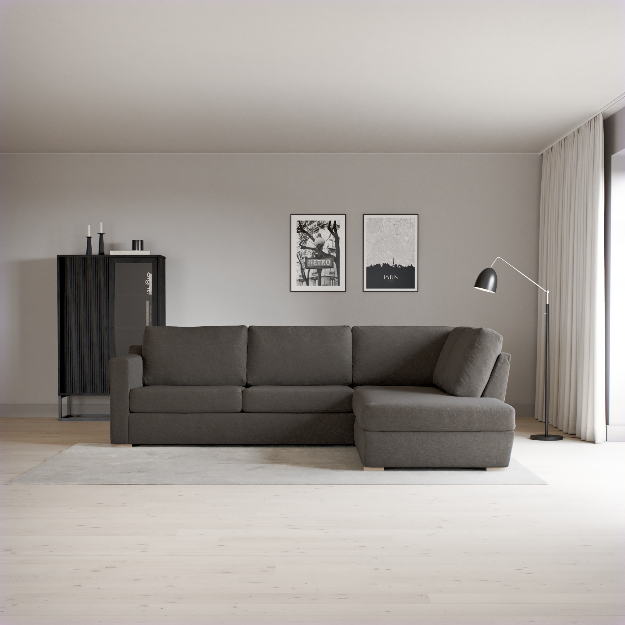 Friday - 2,5-sits soffa med divan höger - inspiration