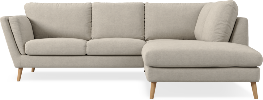 Madison Lux - 2-sits soffa med divan höger - Beige