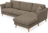 Eden - 2,5-sits soffa med schäslong - Gul