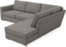 Friday - 2,5-sits soffa med divan höger - Grå