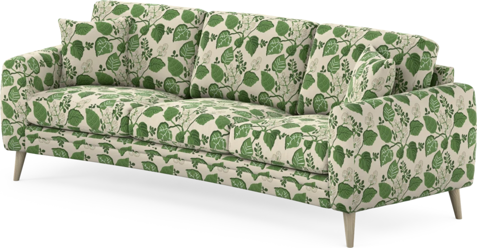 Eden - 3-sits soffa svängd - Flerfärgad