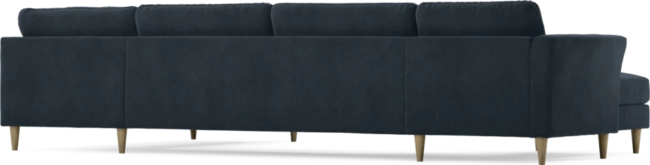 Bridge - 3-sits soffa med schäslong vänster och divan höger - Blå
