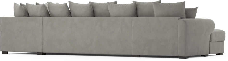 Town - 3-sits soffa med divan höger och schäslong vänster - Grå