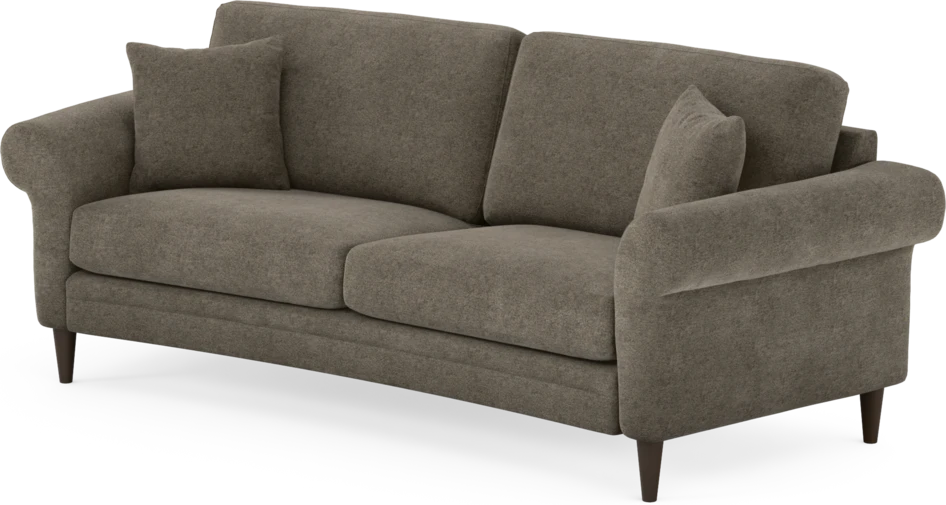 Eden - 2,5-sits soffa svängd - Brun