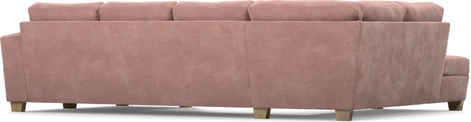 Friday - 3-sits soffa med divan vänster och schäslong höger - Rosa