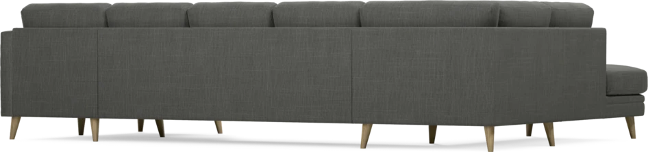 Eden - 3-sits soffa med divan vänster och schäslong höger - Grå