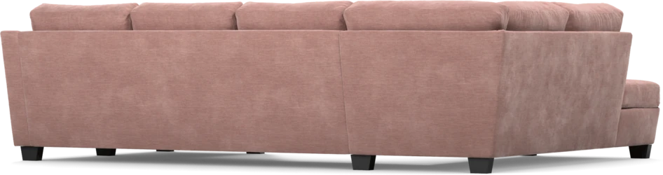 Friday - 3-sits soffa med divan vänster och schäslong höger - Rosa