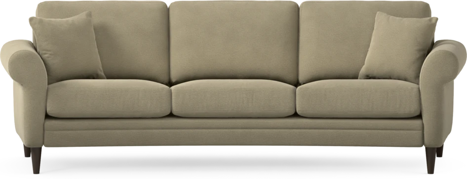 Eden - 3-sits soffa svängd - Beige