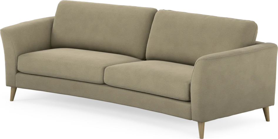 Bridge - 3-sits soffa svängd - Beige