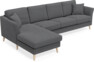 Eden - 3-sits soffa med schäslong - Grå