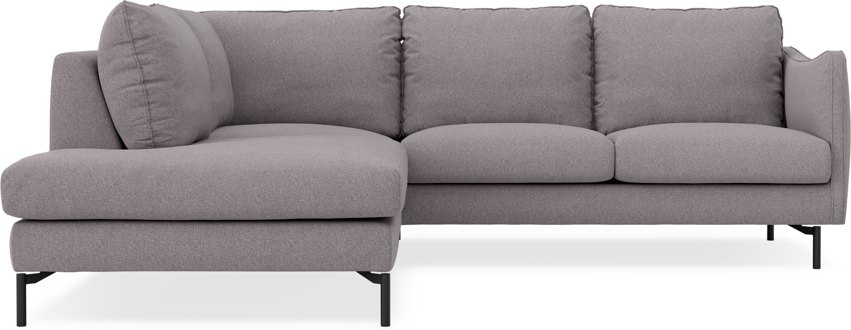 Madison - 2-sits soffa med divan vänster - Grå