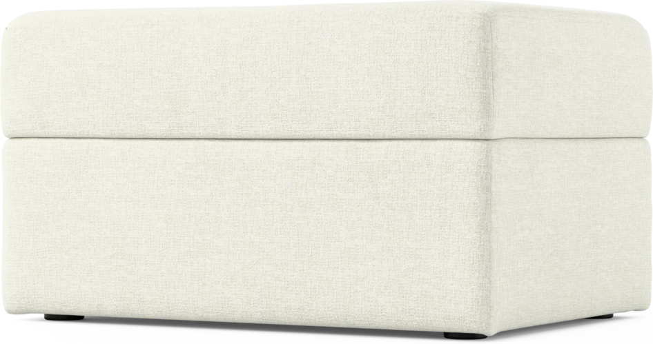 Lindö - Fotpall - Vit