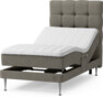 Särö Comfort - Ställbar säng, enkelsäng med bäddmadrass och Ruta sänggavel