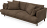 Harper - 3-sits soffa - Brun