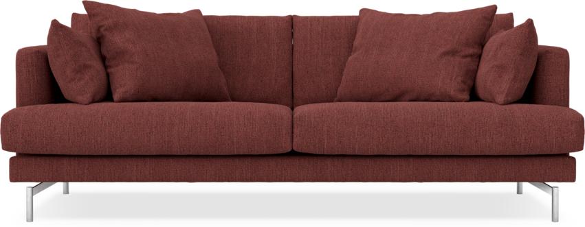 Harper - 3-sits soffa - Röd