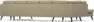 Eden - 3-sits soffa med divan vänster och schäslong höger - Beige