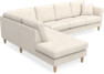 Eden - 3-sits soffa med divan - Beige