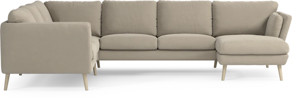 Madison Lux - Hörnsoffa med schäslong höger - Beige