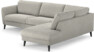 Bridge - 3-sits soffa med divan höger - Grå