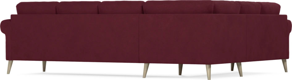 Eden - Hörnsoffa, 2+3-sits - Röd