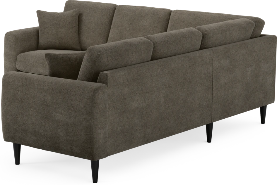 Eden - Hörnsoffa, 2+2-sits - Brun