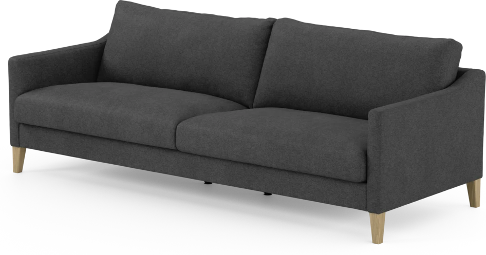 Winston - 4-sits soffa - Svart