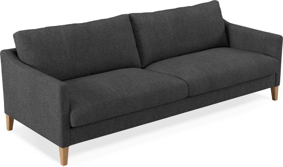 Winston - 4-sits soffa - Svart