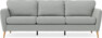 County - 3-sits soffa - Grå