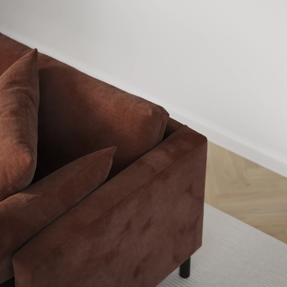 Harper - 4-sits soffa - Orange