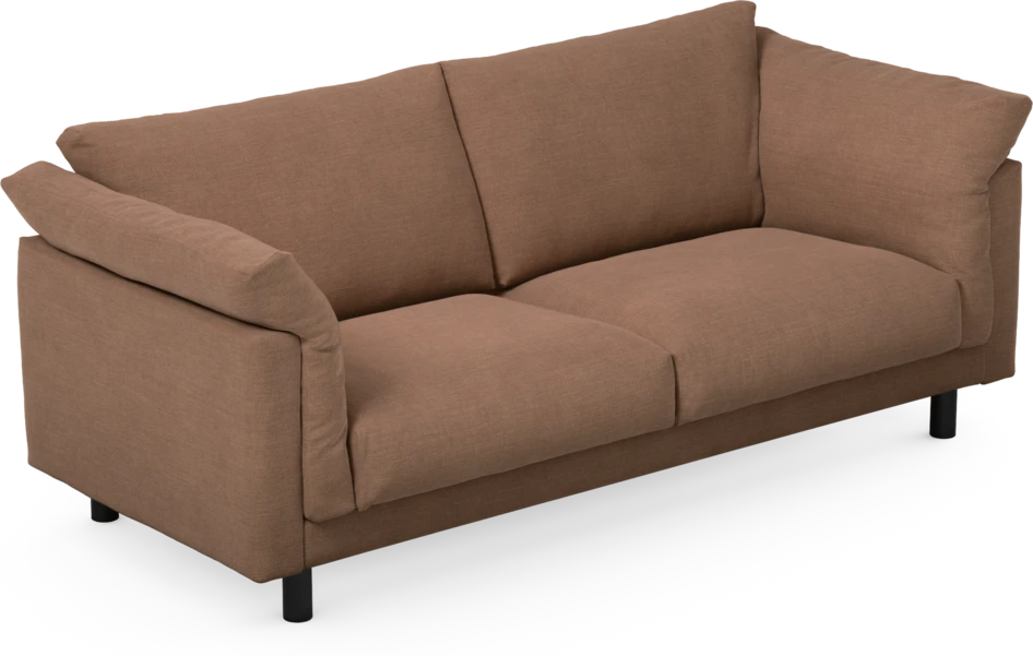 Cherrie - 2,5-sits soffa, fast klädsel - Orange